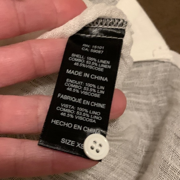 NWT Dolce Vita Button Up Tank - Picture 4 of 5